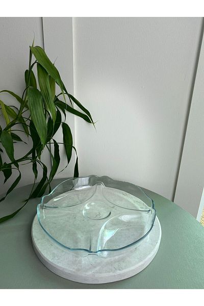 Paşabahçe Small Snack and Breakfast Plate with Compartments - 10467