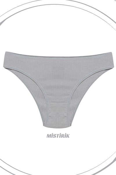 MİSTİRİK Slip sport model Taranto cu talie înaltă moale elastică - Culoare gri