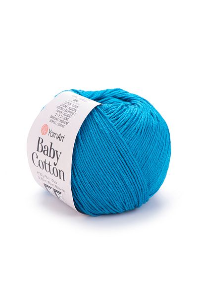 Yarnart Baby Cotton - Baby Hand Knitting Νήμα κυανό-458