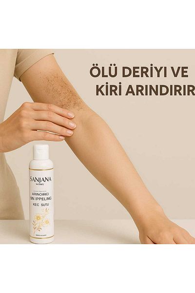 SANJANA Beauty Goat Milk Peeling 125 Ml, Purifies Dead Skin and Dirt