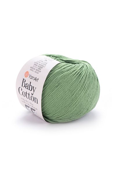 Yarnart Baby Cotton - Baby Hand Knitting νήμα Πράσινο-440
