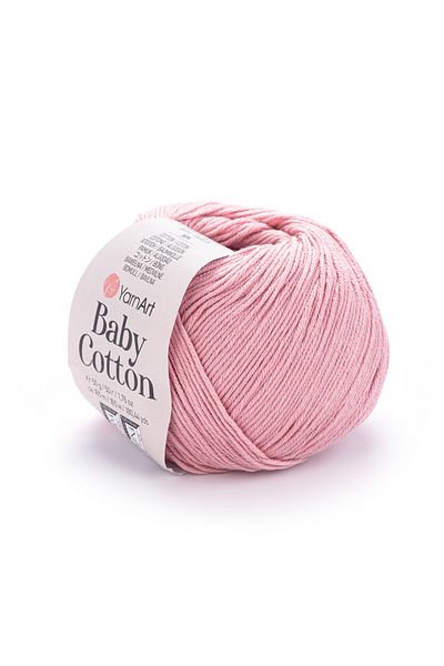 Yarnart Baby Cotton - Baby Hand Knitting Νήματα Ροζ-413