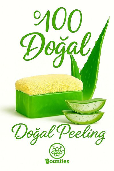 Bounties Natural Aloe Vera Extract Pumpkin Fiber Soap – Moisturizing and Soothing