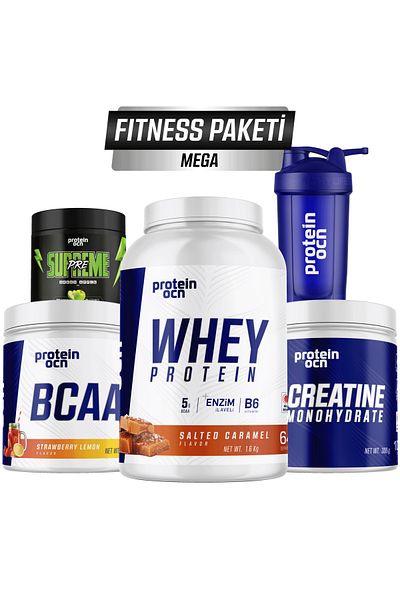 Proteinocean Mega Fitness Pack - Salted Caramel Strawberry Lemon