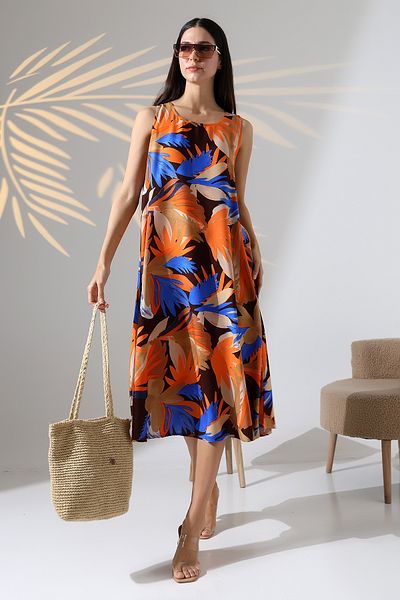 LİKAPA Likapa Summer Strap Viscose Dress 2691