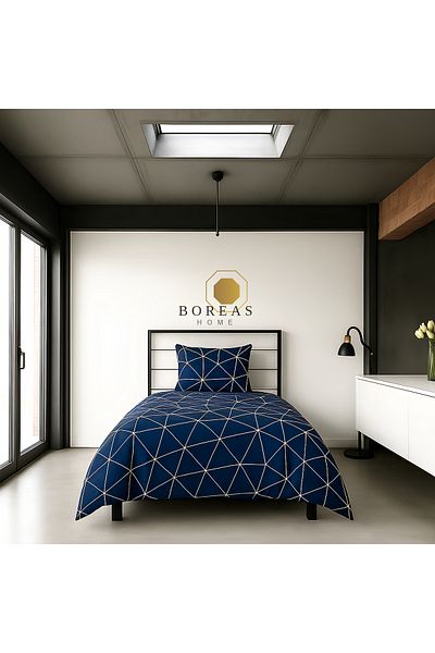 Boreas Home Комплект завивка INFINITY с прилепнал чаршаф SINGLE