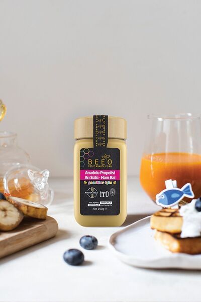 BEE'O Arı Sütlü, Ham Ballı, Propolis Macunu 190 gr (ÇOCUK)