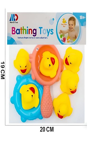 rexa Duck-themed bath toys for children 19x20cm