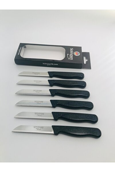Solingen Siyah Simli 6'lı Meyve Ve Sebze Bıçağı