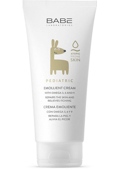 Babe Laboratorios Pediatric Emollient Cream - Moisturizer for Very Dry and Atopy Prone Skin 200 ml