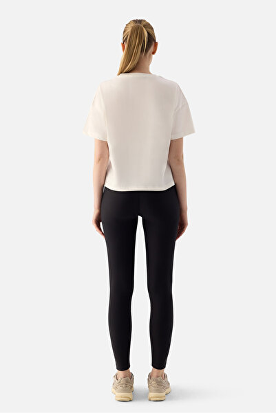 Superstacy Tricou Noya scurt oversize crem