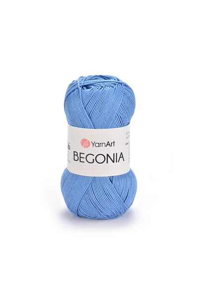 Yarnart Begonia - Ață de tricotat manual mercerizat Albastru-5351