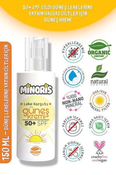 Minoris Organic Anti-Blemish Sunscreen 150ml