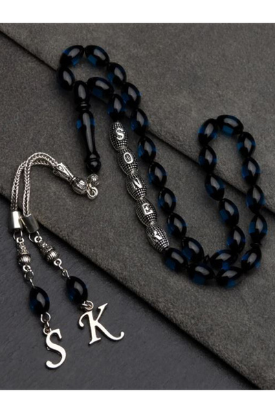 EHİNOS Kişiye Özel Erkek Hediye Harfli Kehribar Tespih, Isimli Tesbih