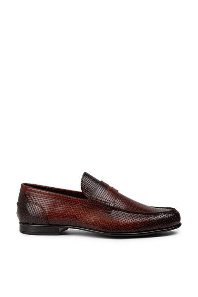 Deery Ανδρικά Loafers Claret Red από γνήσιο δέρμα