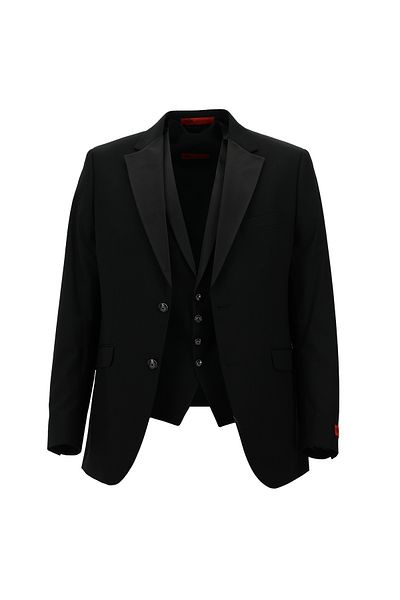 Kiğılı Mono Collar Slim Fit Tuxedo with Vest - Groom Suit