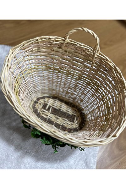 Marrone Çok Amaçlı Sepet Ekmeklik Poşetlik Kapı Sepeti Posta Kutusu Gazetelik