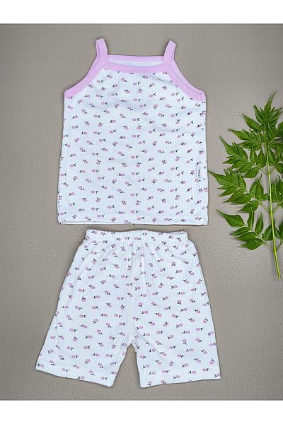 vieso Baby Athlete and Shorts Set with Cord Hanger