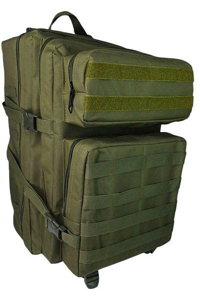LIGHTINGHM Unisex Outdoor Tactical Travel Mountaineer Camping Backpack 45 Lt