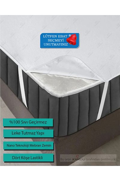QURRY 4 Corner Elastic Liquid Proof Mattress Pads, Patient Mattresses, Mattress Protector, Elastic Mattress Pads