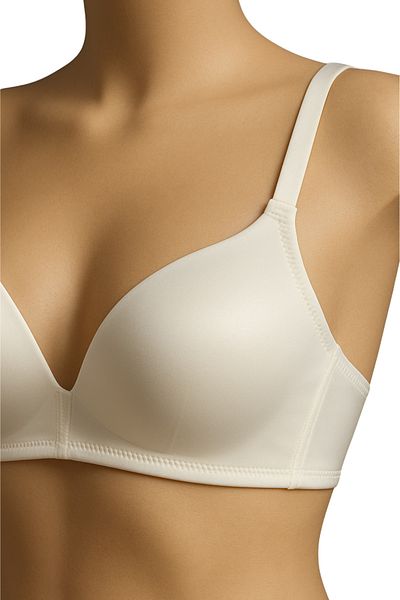 LİBELLA İÇ GİYİM Seamless Bra – Unpadded Underwire Bra – Comfortable Micro Fabric – B Cup – Ecru
