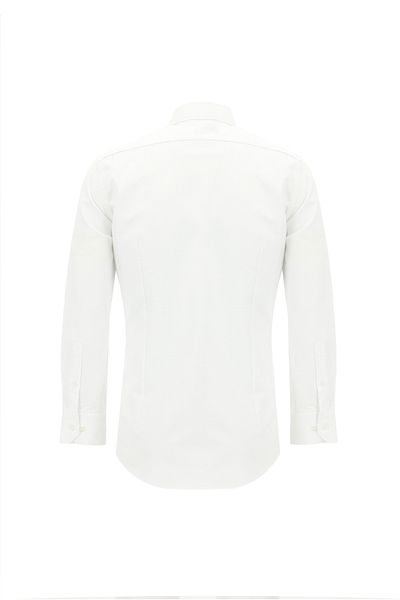 Kiğılı Long Sleeve Slim Fit Slim Fit Classic Patterned Cotton Shirt