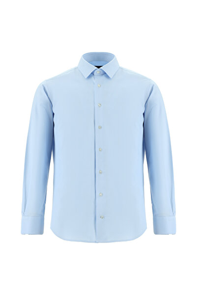 Abdullah Kiğılı Смугаста сорочка Slim Fit з бавовни - довгі рукави, класичний крій