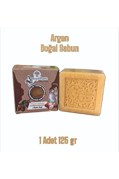 ANTEPLİHANI Argan Soap, Argan Oil, Argan, Natural Hand Made Natural Soap, Soap (1 Piece 125 Gr)