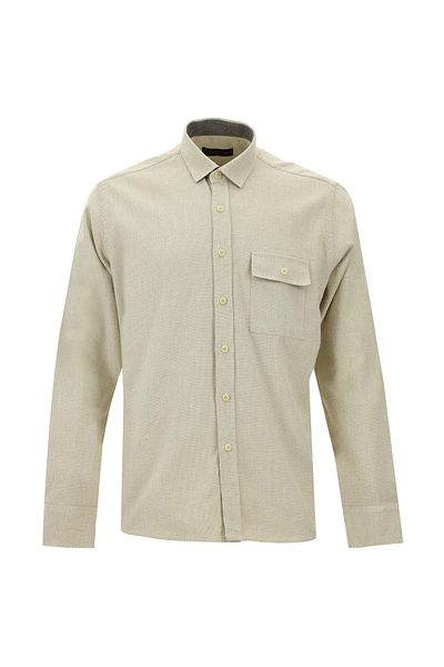 Abdullah Kiğılı Long Sleeve Regular Fit Patterned Shirt
