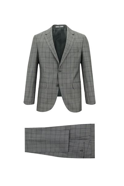 Kiğılı Slim Fit Slim Fit Plaid Suit
