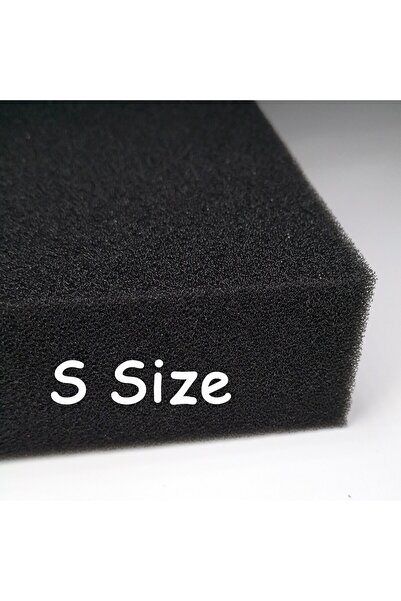 Petshop 50*40*5cm 30 PPI İnce Gözenekli Siyah Akvaryum Filtre Süngeri