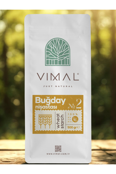 VIMAL Buğday Nişastası 500 gr ( %100 Doğal Ve Katkısız )