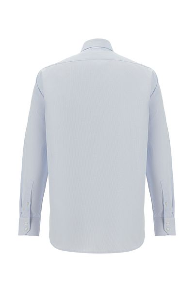 Abdullah Kiğılı Long Sleeve Non Iron Classic Patterned Cotton Shirt