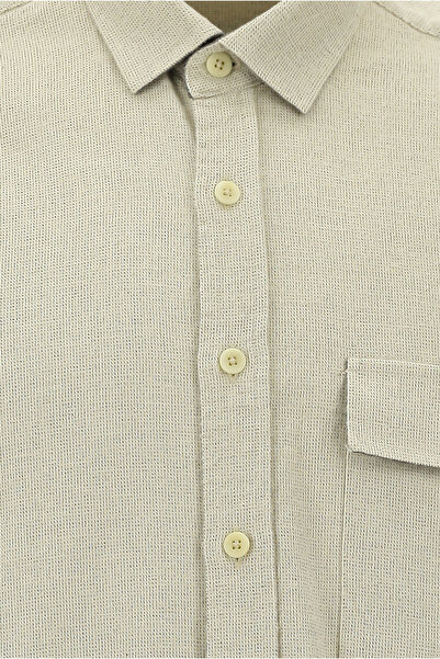 Abdullah Kiğılı Uzun Kol Regular Fit Desenli Gömlek