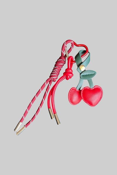 stravis Heart Design Bag Charm