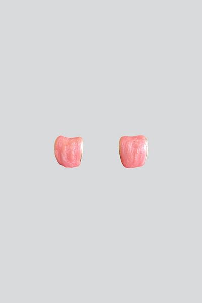 stravis Enameled Seashell Earrings