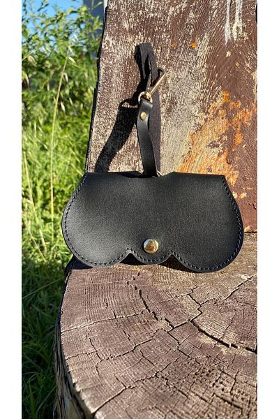 Atölyezümra Hanging Glasses Case Circle Model (Black)