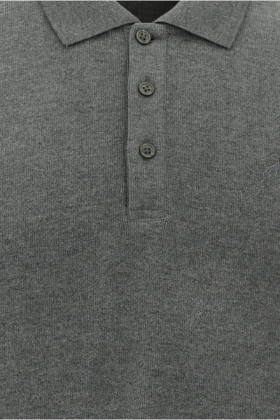 Abdullah Kiğılı Polo Yaka Regular Fit Nakışlı Pamuklu Sweatshirt