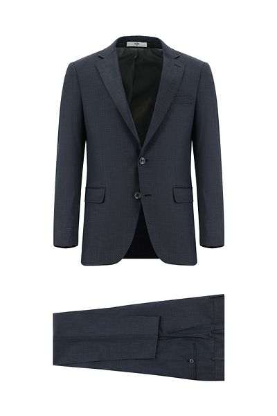 Kiğılı Extra Slim Fit Super Slim Fit Classic Print Suit