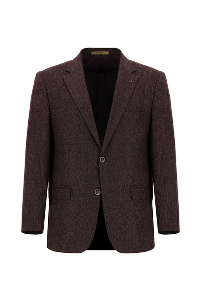 Abdullah Kiğılı Italian Classic Patterned Wool Jacket