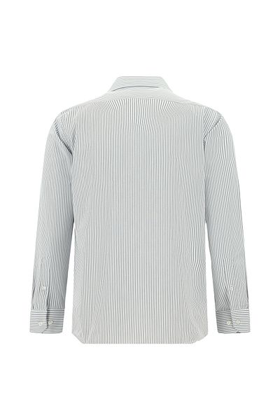 Kiğılı Long Sleeve Classic Striped Easy-Iron Cotton Shirt