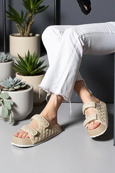 Sivarro Kapitone Cırtcırtlı Kadın Bej