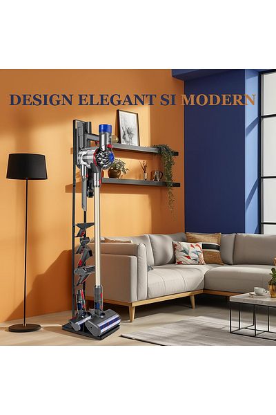 TnsAround Suport Premium Tns® Pentru Aspirator Dyson, V15 V11 V12 V10 V8 V7 V6 5gen,fara Gauri In Pereti