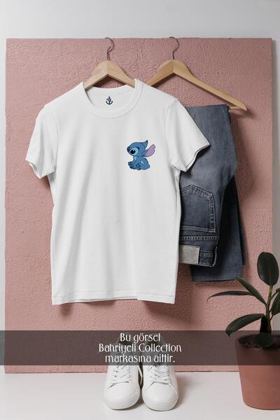 bahriyeli.jpeg oversized Μπλουζάκι Unisex με σχέδιο τσέπης Lilo And Stitch