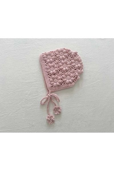 No Name Atelier Summer Vintage Design Baby Hat 100% Cotton Yarn