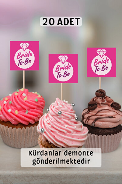 Metranya Bekarlığa Veda Partisi Cupcake Süsü 20 Adet Kürdan Süsü Sunumluk Pas...
