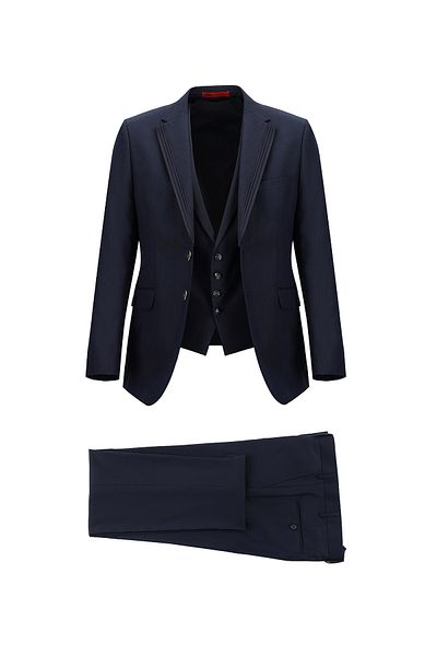 Kiğılı Slim Fit Slim Fit Mono Collar Vest Tuxedo & Groom Suit