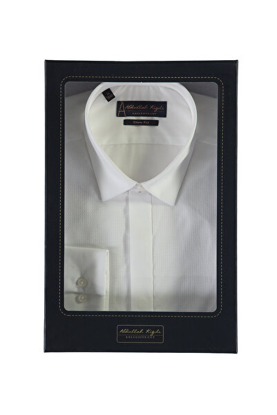 Abdullah Kiğılı Ata Yaka Klasik Pamuk Gömlek