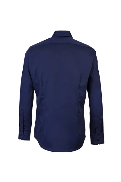 Kiğılı Cămașă clasică din bumbac satinat, cu mânecă lungă, slim fit