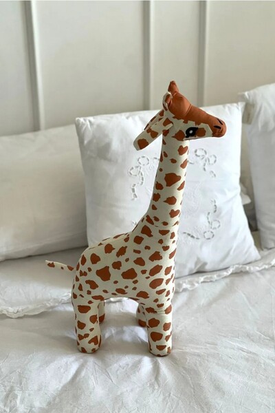eco sepet Zürafa Peluş Yastık, Çocuk Odası Peluş Yastık Zürafa 40 Cm